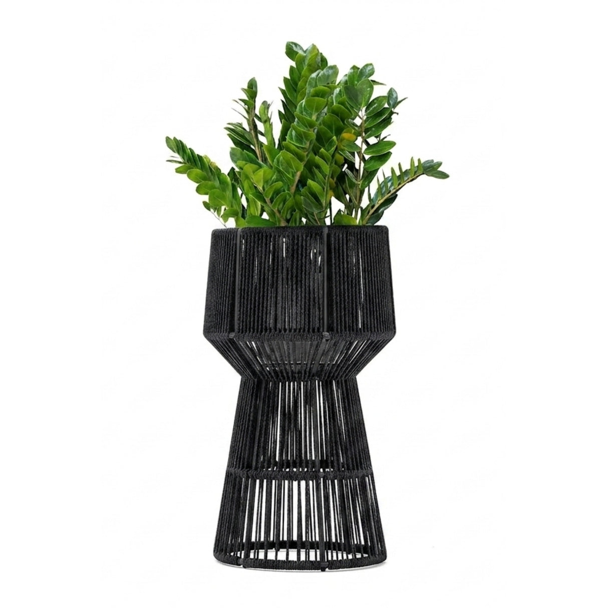 Devoko Outdoor Rope Planter Stand Set (Black)