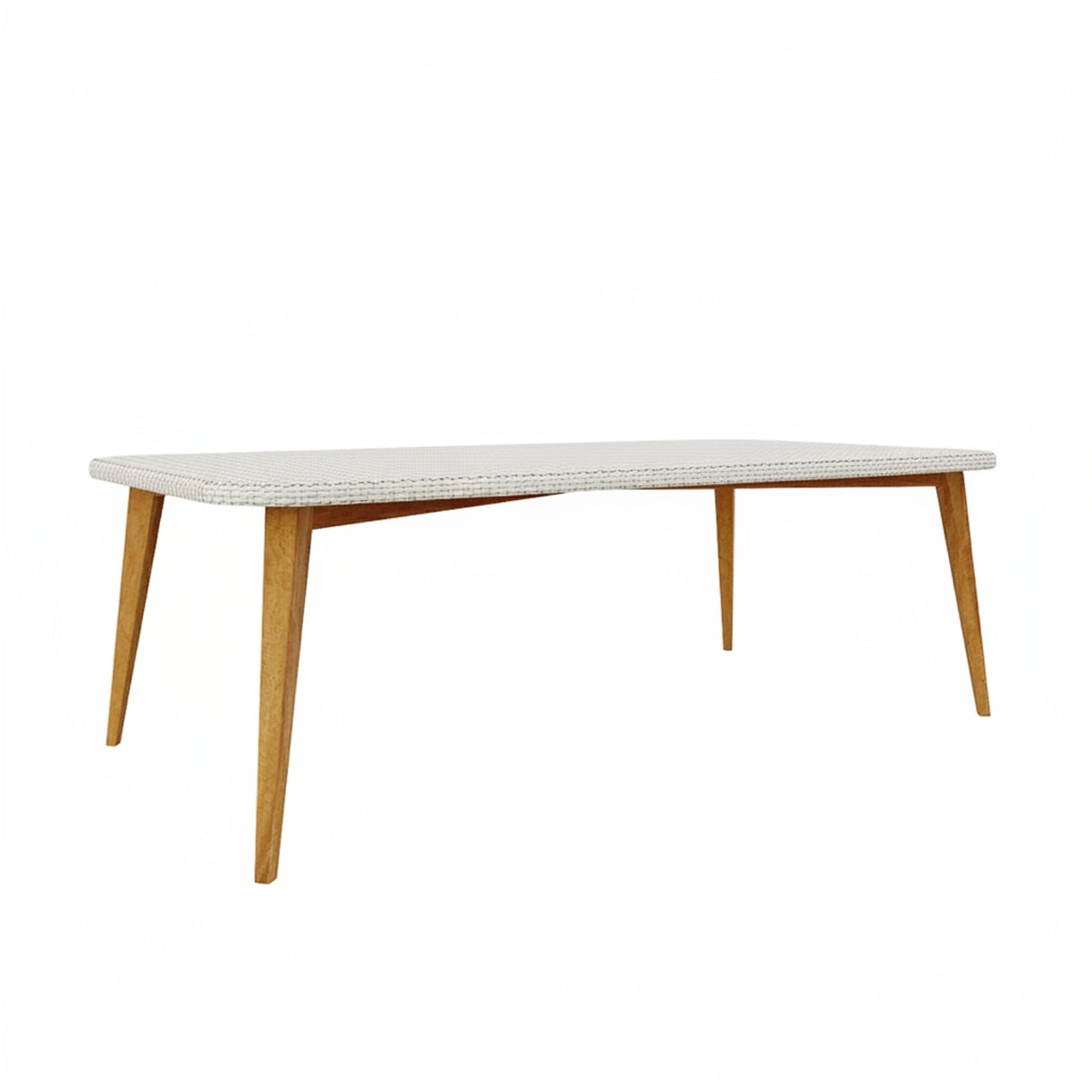 Outdoor All-Weather Resistant Rattan Wicker 7-Piece Dining Set (White)