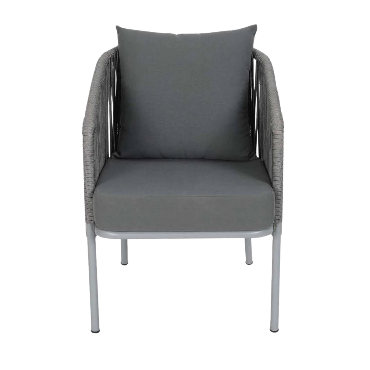 Outdoor 4 Piece Modern Woven Rope Sofa Set