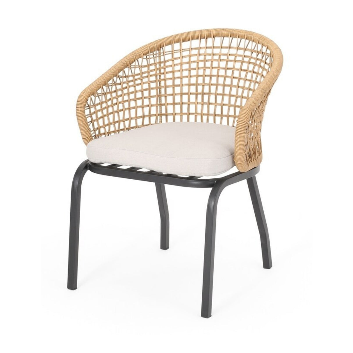 3 Piece Garden Outdoor Rope Patio Set