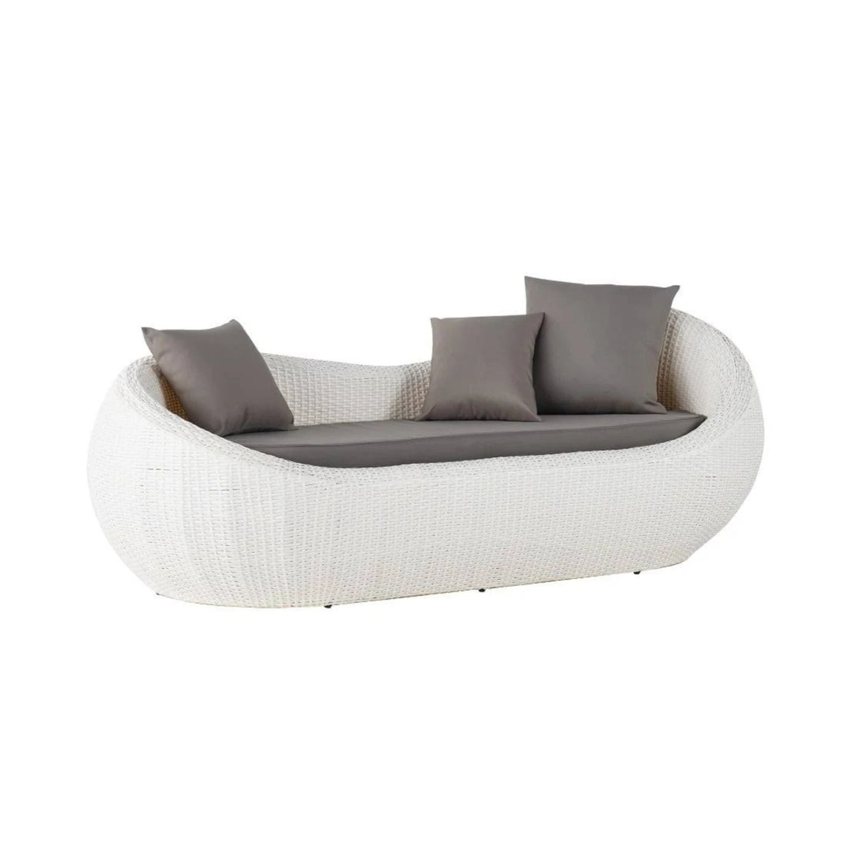 Outdoor Wicker 2 Seater Patio Garden Daybed