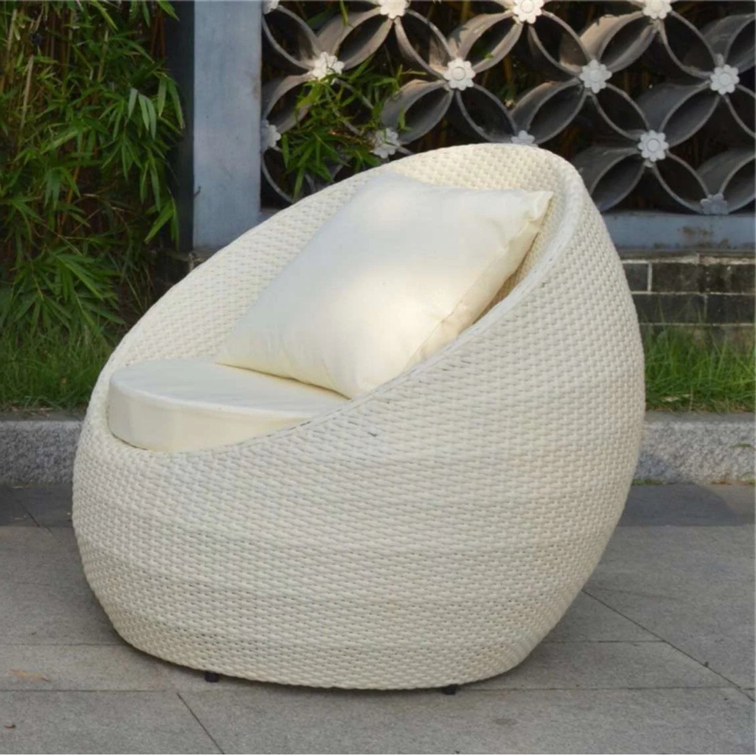 4-Piece Outdoor Rattan Wicker Patio Sofa Set
