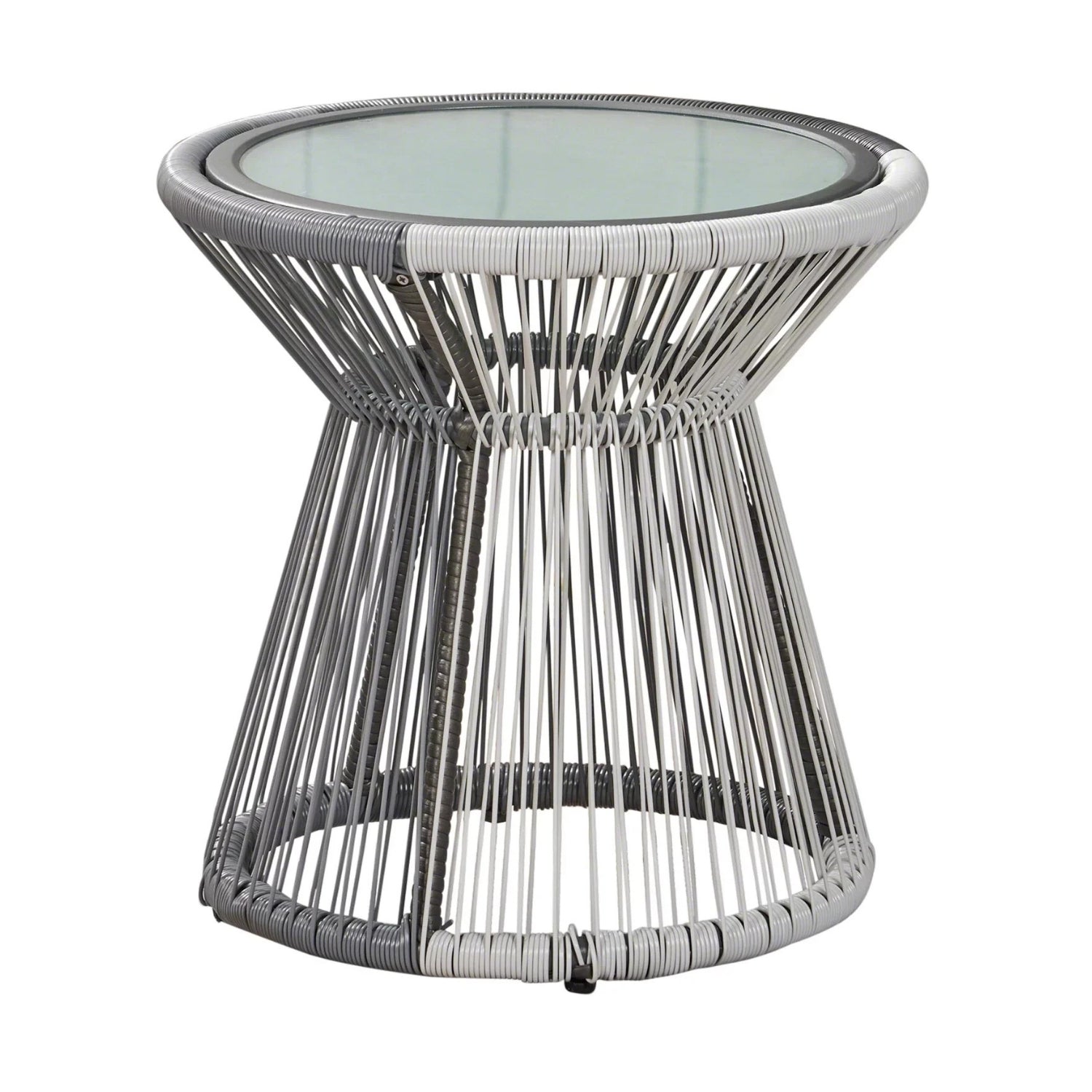 Outdoor Rope Double Tone 3-Piece Patio Set