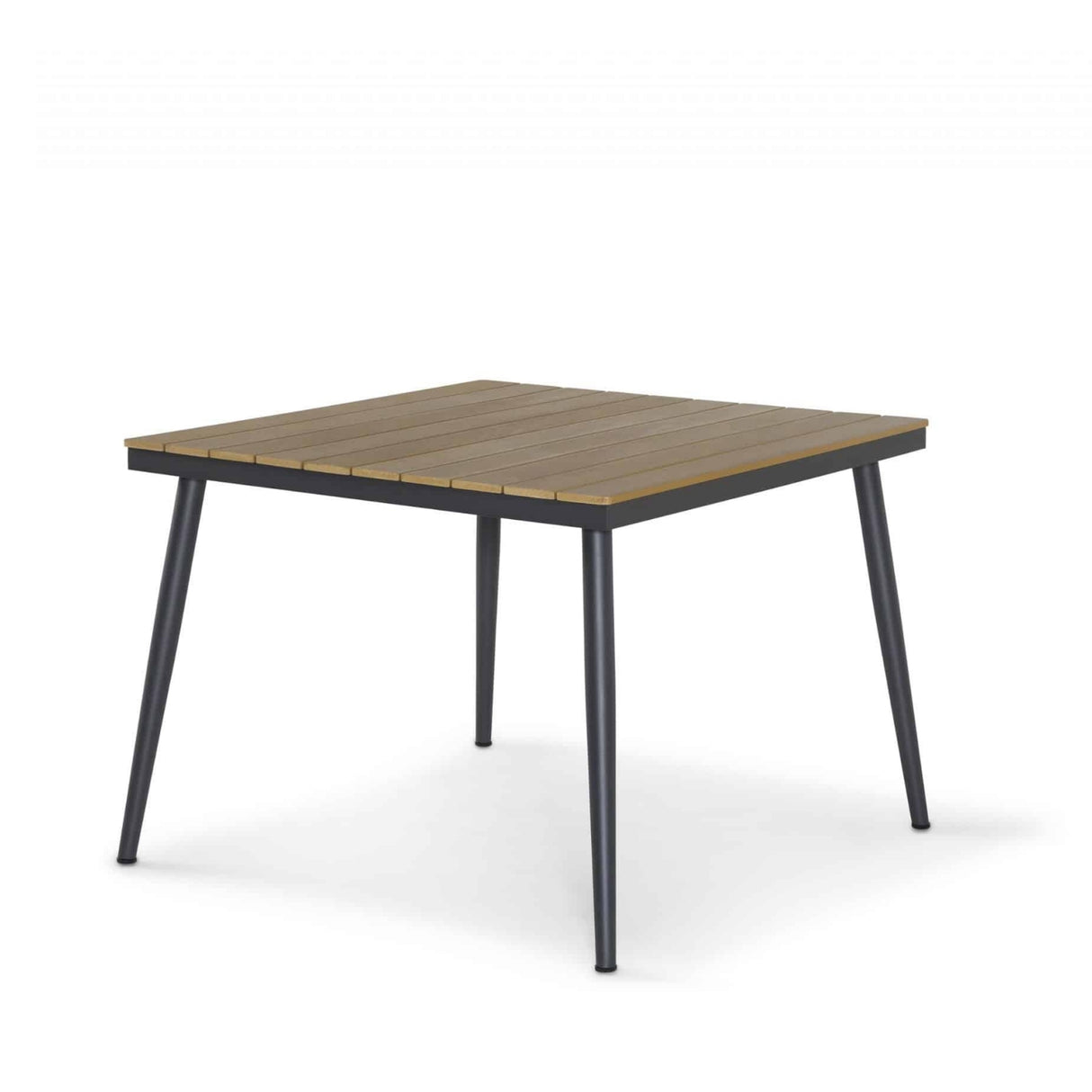 5-Piece Outdoor Patio Dining Set With Wooden Tabletop