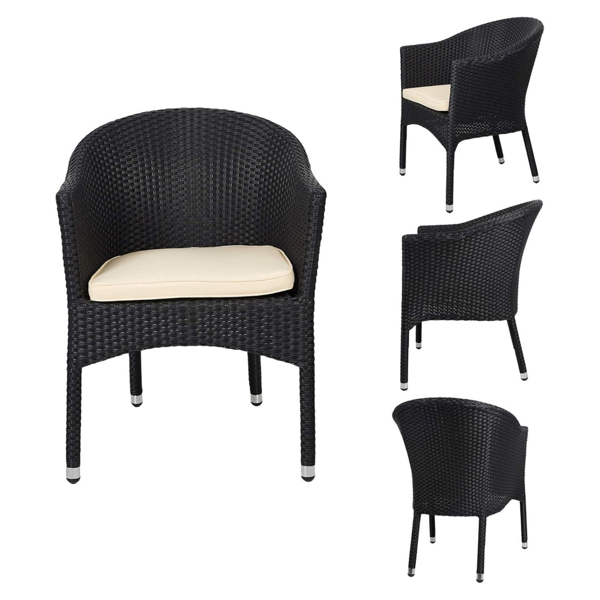 3-Piece Outdoor Rattan Wicker Patio Set