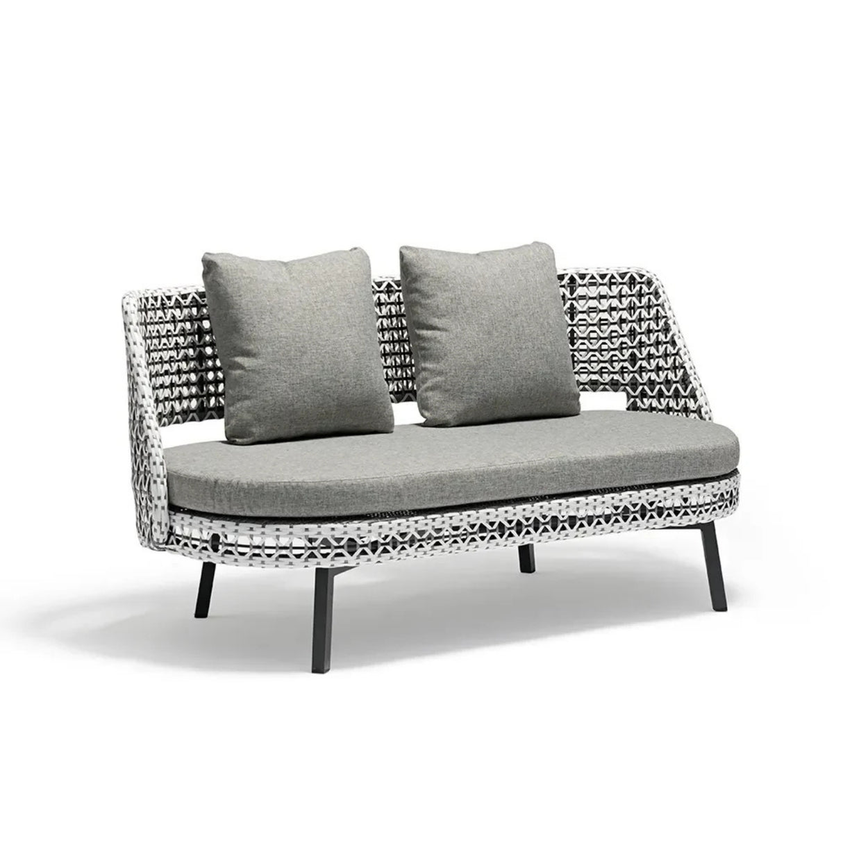 Outdoor Double Tone Rattan Wicker Sofa Set