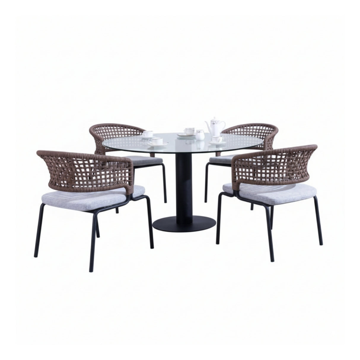All Weather Resistant 5-Piece Outdoor Dining Set