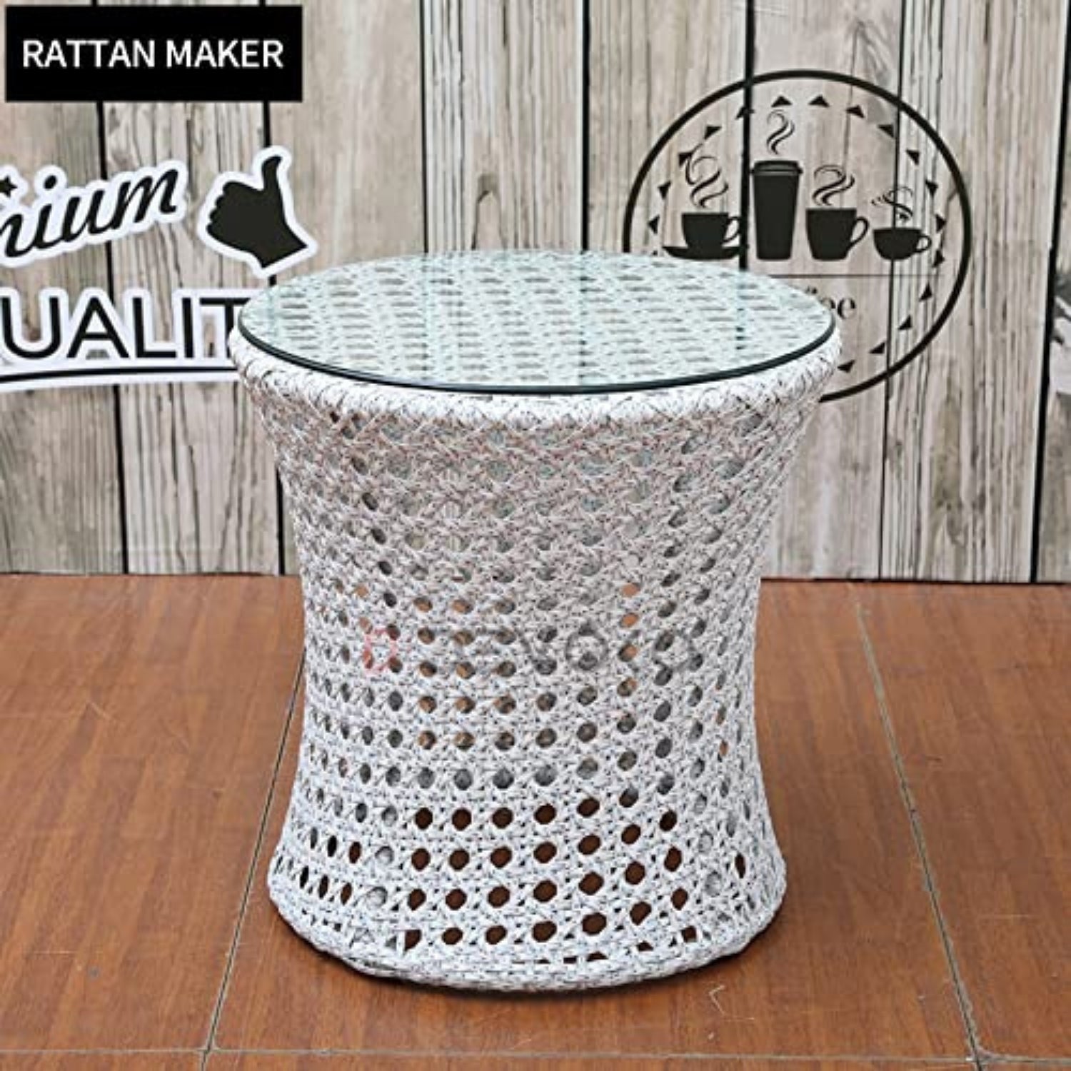 3-Piece Outdoor Rattan Wicker Conversation Set