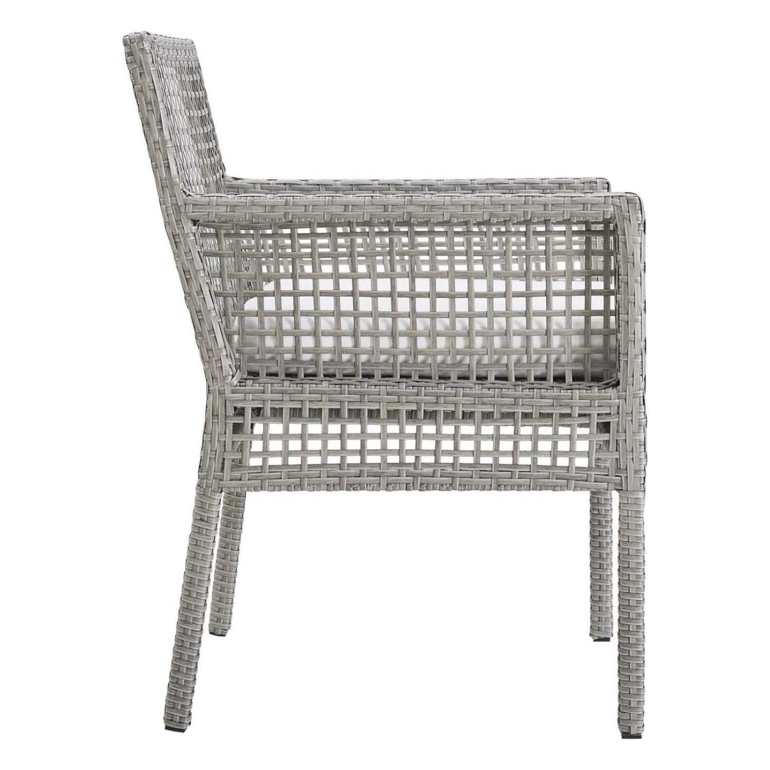 1-Piece Outdoor Rattan Wicker Patio Dining Chair