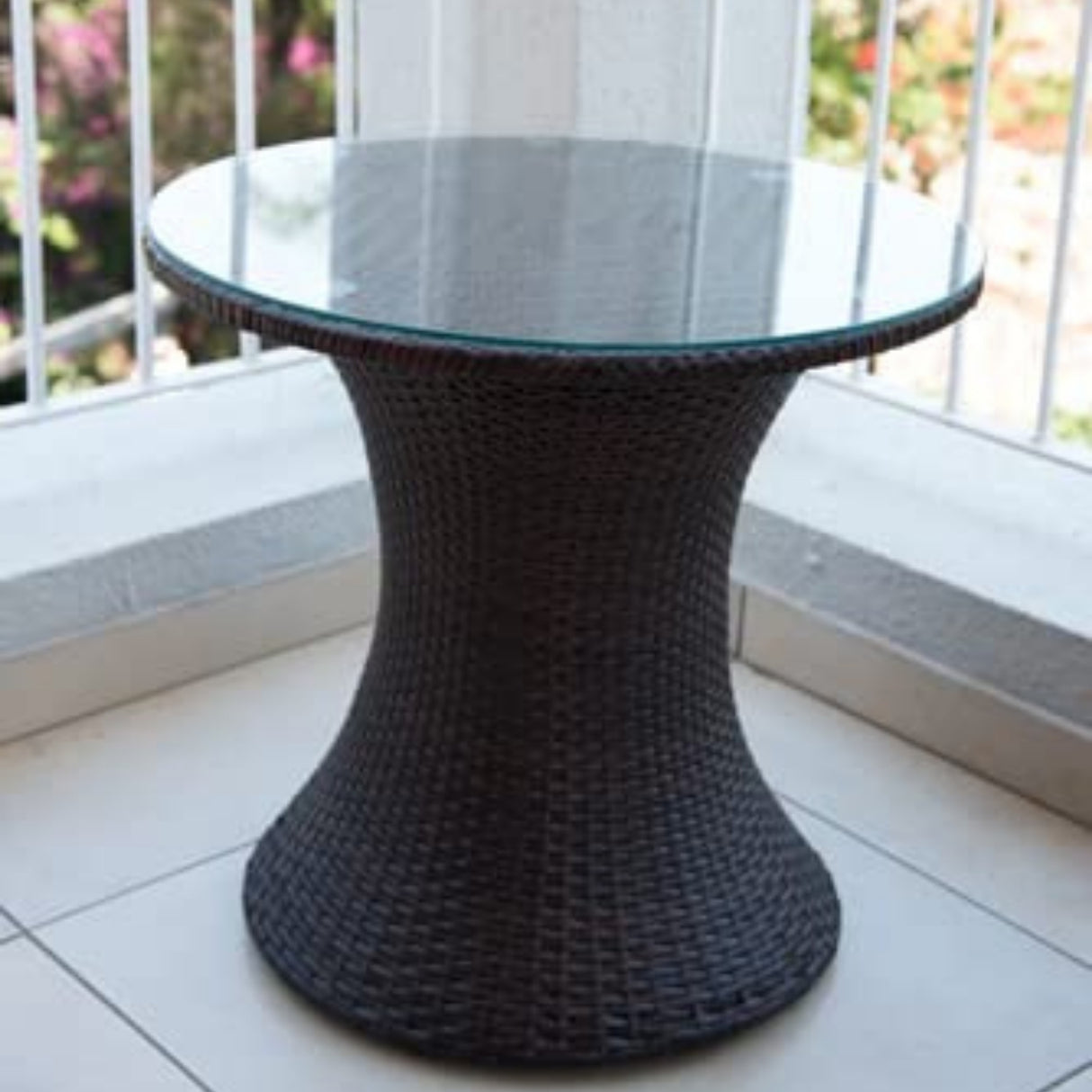 Outdoor Rattan Wicker 3-Piece Conversation Set