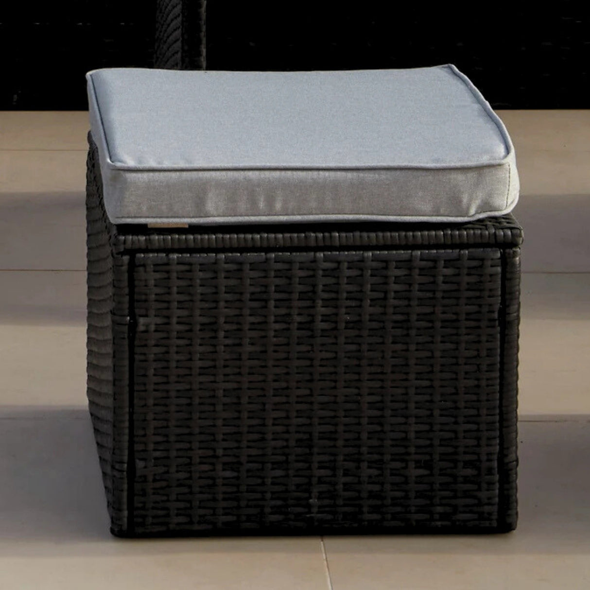 6-Piece All-Weather Wicker Patio Furniture Set (Black/Grey)