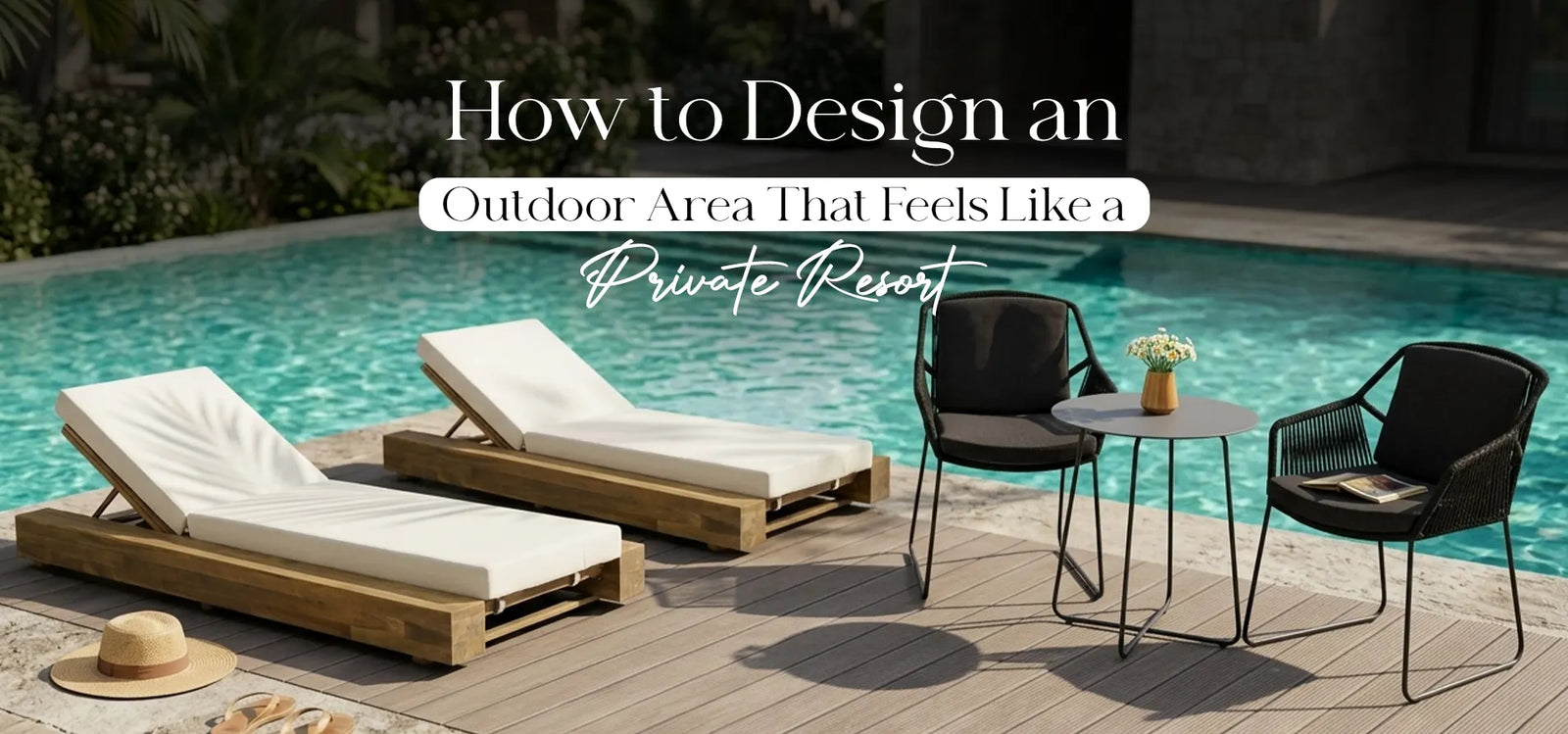 How to Design an Outdoor Area That Feels Like a Private Resort
