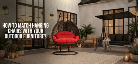 How to Match Hanging Chairs with Your Outdoor Furniture?