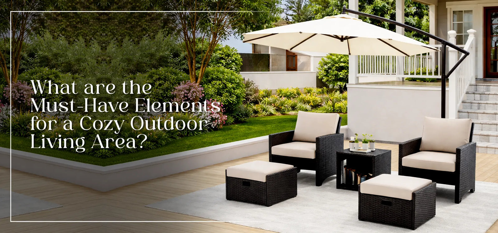 What Are the Must-Have Elements for a Cozy Outdoor Living Area?