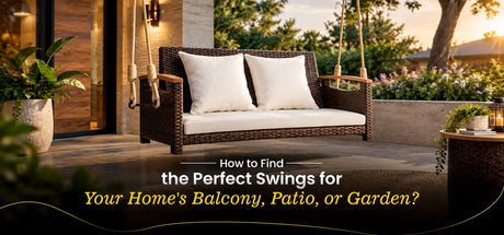 How to Find the Perfect Swings for Your Home's Balcony, Patio, or Garden?