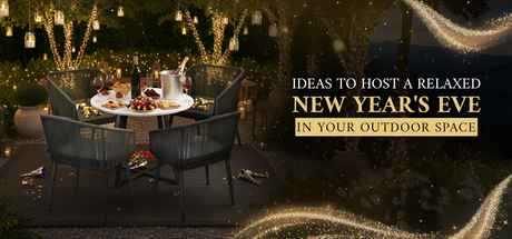 Ideas to Host a Relaxed New Year's Eve in Your Outdoor Space