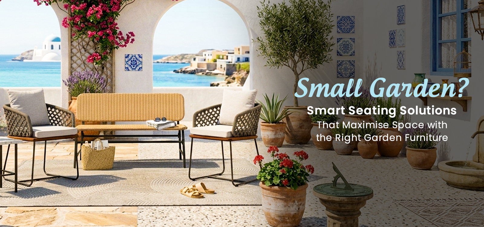 Small Garden? Smart Seating Solutions That Maximise Space with the Right Garden Furniture