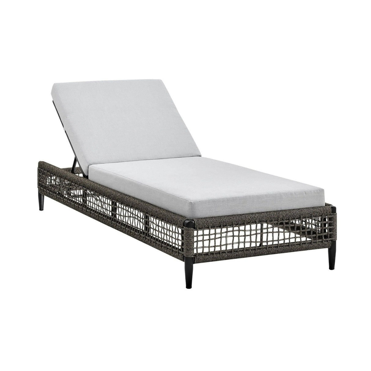 Outdoor All-Weather Rope Lounger with Cushions
