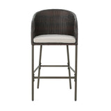 5 Piece Outdoor Wicker Bar Set with High Top Table