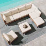 Outdoor Rattan Wicker 8-Seater Sofa Set