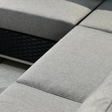 Outdoor Rattan Wicker 7-Seater Sofa Set