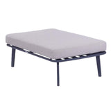 2-Piece Outdoor Rope Loveseat Sofa With Ottoman