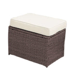 6 Piece Outdoor Wicker Conversation Furniture Set