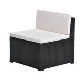 8 Pieces Sectional Wicker Furniture Set