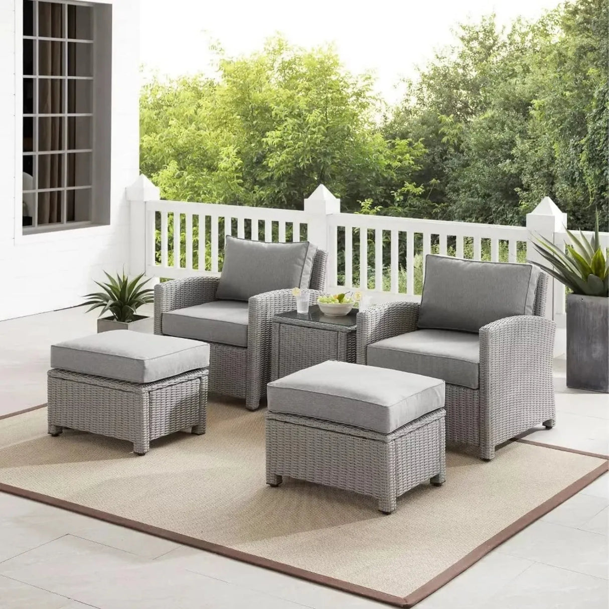 5 Pieces Patio Furniture Set