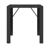 Outdoor Rattan Wicker Bar Table