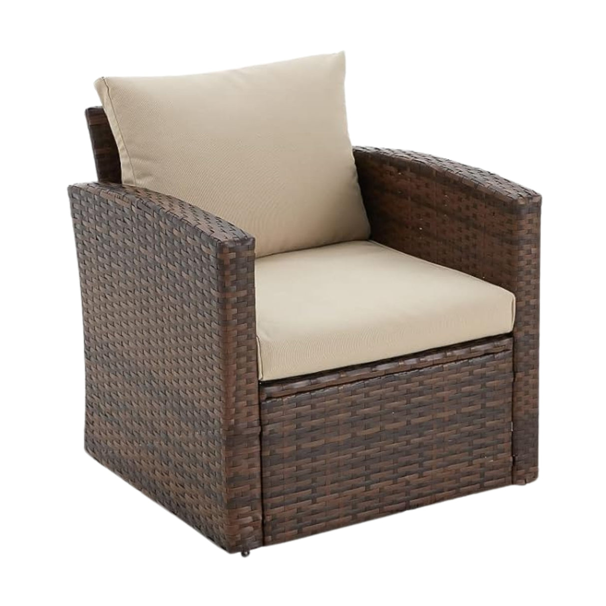 Outdoor 7-Seater Wicker Sectional Sofa Set