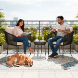 3-Piece Rope Patio Set - Perfect for Outdoor