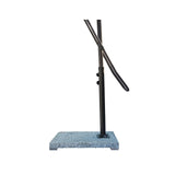 10ft Side Pole Square Shape Outdoor Umbrella With Marble Base (White)