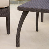 4 Pieces Patio Furniture Set, Outdoor Sectional Sofa