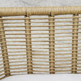 Outdoor Beige Rope 7-Seater Sofa Set With Glass Top Table