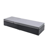 Outdoor 2-Piece Chaise Lounge Chair with Adjustable Settings and Cushions