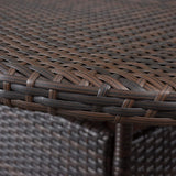 7-Piece Outdoor Rattan Wicker Dining Table Set