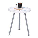 3-Piece Outdoor White Rope Patio Set
