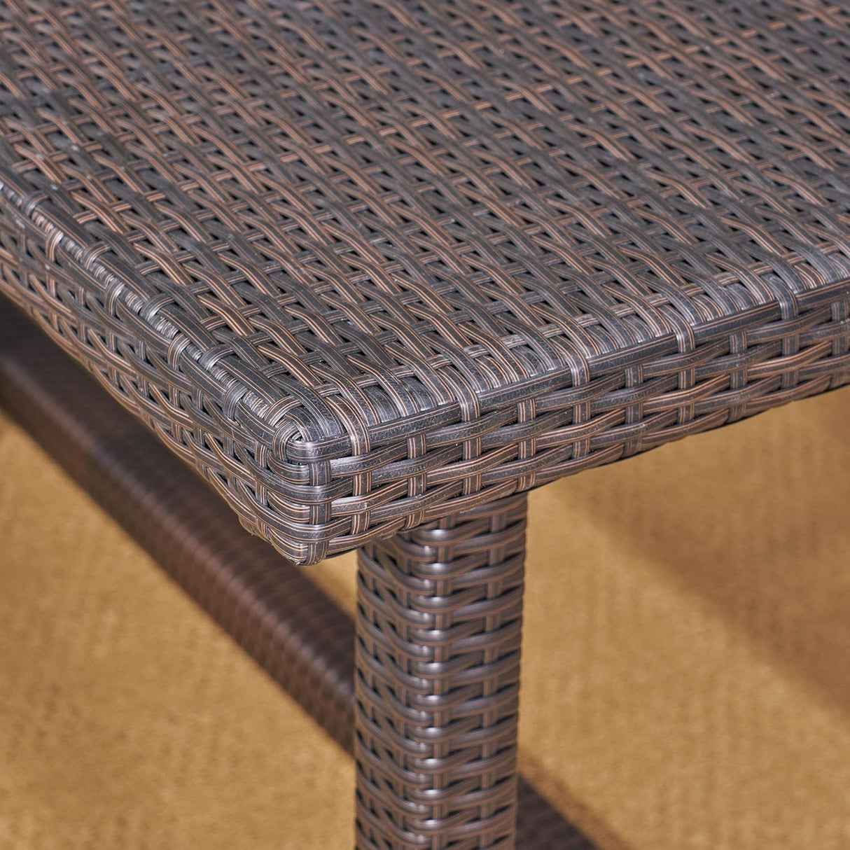 7-Piece Outdoor Rattan Wicker Dining Set