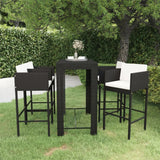 5-Piece Outdoor Rattan Wicker Bar Set