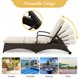 Outdoor All-Weather Wicker Lounger