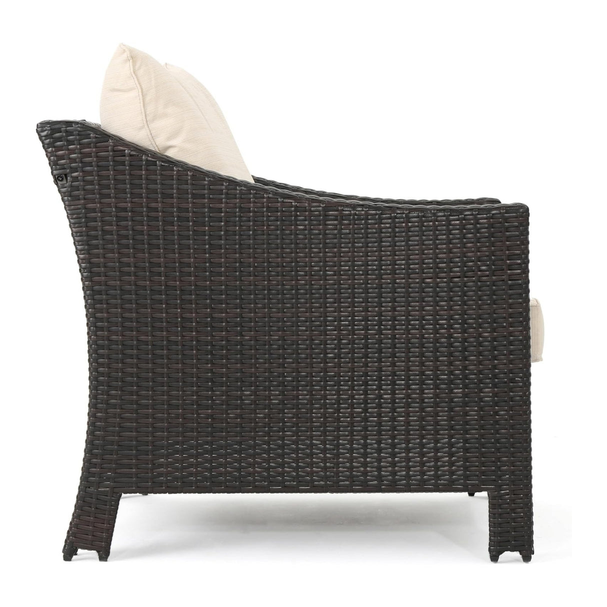 1-Piece Outdoor Wicker Single Seater Sofa