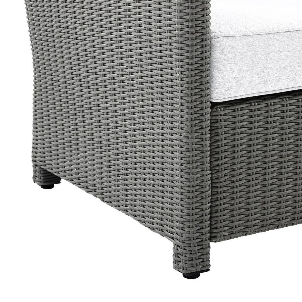 4 Pieces Patio Furniture Set, Outdoor Sectional Sofa