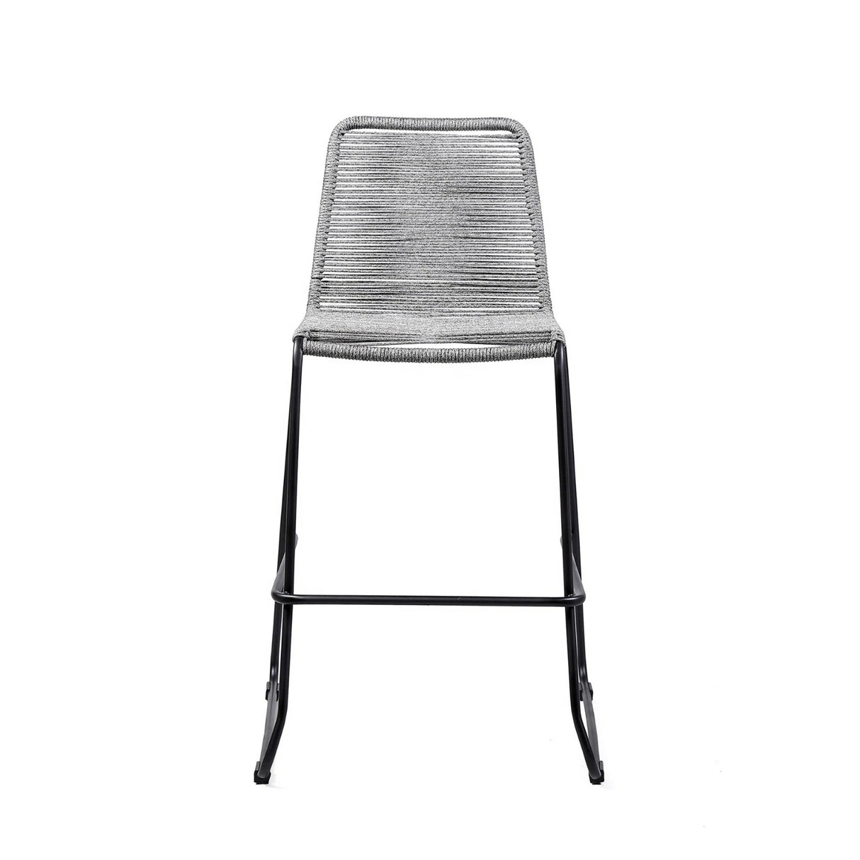 2-Piece Outdoor Rope Bar Chairs – Stylish Comfort Built to Last