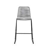 2-Piece Outdoor Rope Bar Chairs – Stylish Comfort Built to Last