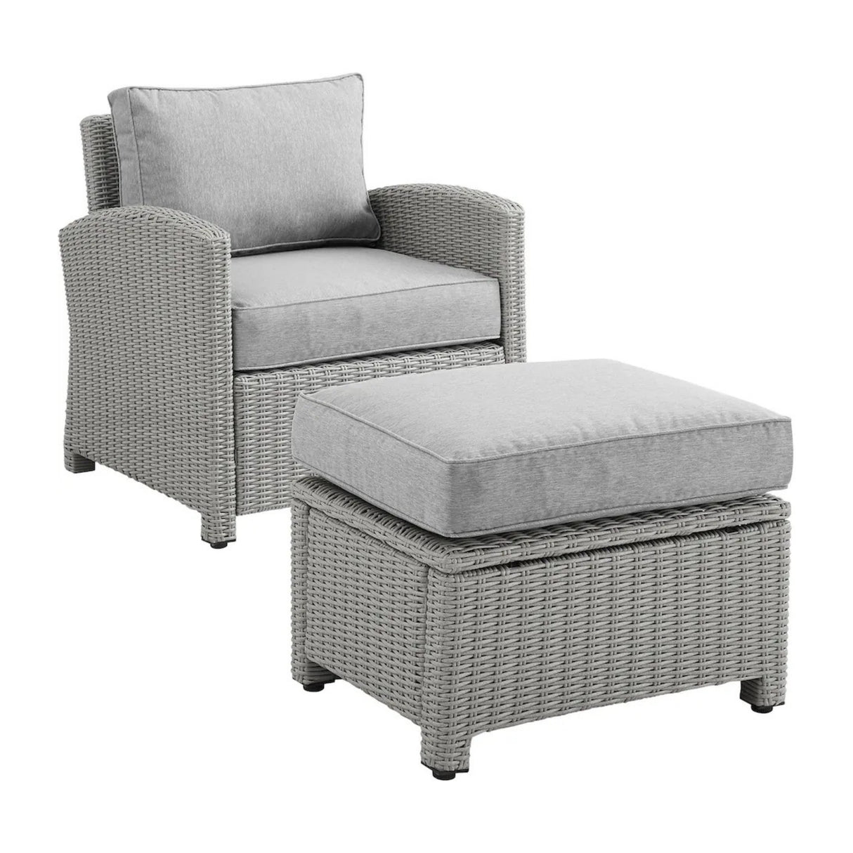 7 Piece Outdoor Wicker Conversation Furniture Set