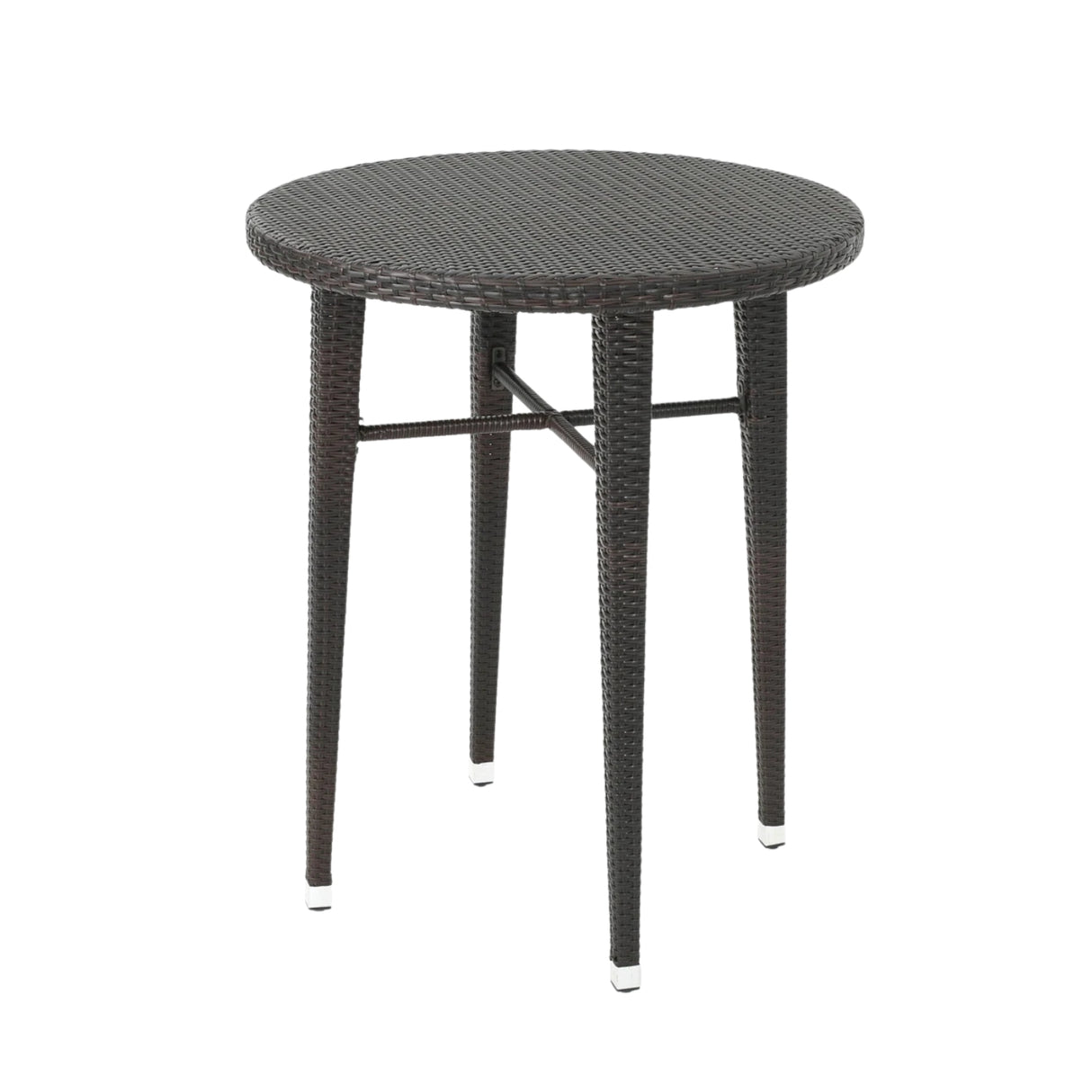 5 Piece Outdoor Wicker Bar Set with High Top Table
