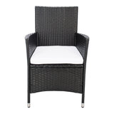 9-Piece Outdoor Rattan Wicker Dinning Table Set