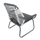Outdoor Rope Double Tone 3-Piece Patio Set