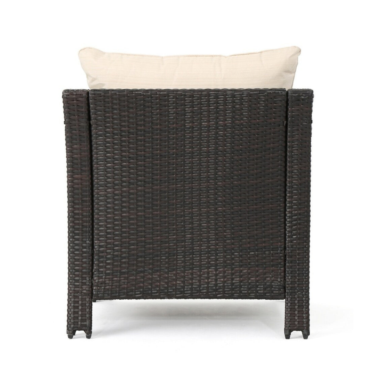 1-Piece Outdoor Wicker Single Seater Sofa